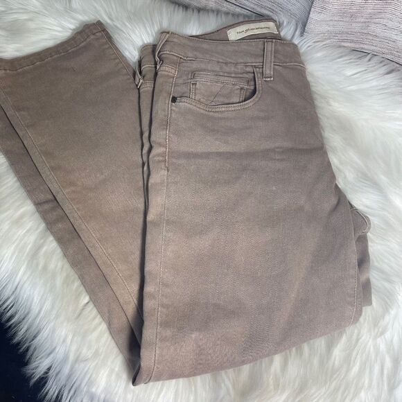 Anthropologie Pilcro And The Letterpress Stet Tan High Waist Jeans Sz 30 - Picture 1 of 8